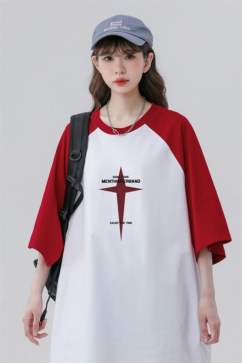 中性风23新款夏季时尚百搭宽松字母印花短袖T恤DT1461P40控58,男装T恤,A247A