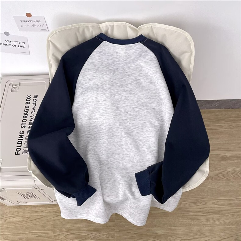 有货。。卫衣拼色男女帅气WB621-P36,男装卫衣,星座412-3