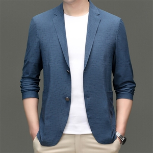 R-XF1010男式春秋新款长袖简约西服休闲商务便服西装单西图片