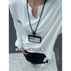 XZ809A/VVV12/P35/控48美式V领肌理感硅胶印花百搭长T恤卫衣，男装T恤，星座809A(原222-1)
