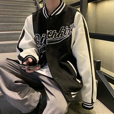 港风休闲夹克男春秋季新款潮牌潮流棒球服韩版ins外套JK1011-P58，男装夹克，星座1008