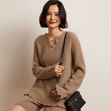 羊绒衫女加厚亲肤山羊绒毛衣内搭针织衫打底衫，女装羊绒衫，五色羊羊绒