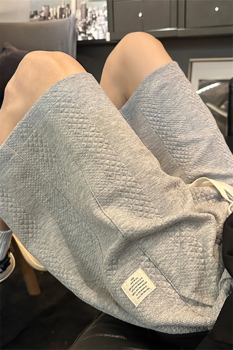 K8032/P35夏季新款提花运动系绳短裤男中裤潮宽松大码休闲裤子,男装牛仔裤,电商A141