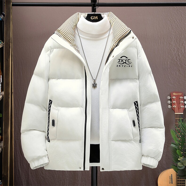 冬季加厚棉衣男休闲时尚青年立领棉衣百搭棉服外套M1802-P88,男装棉衣,星座310B-3