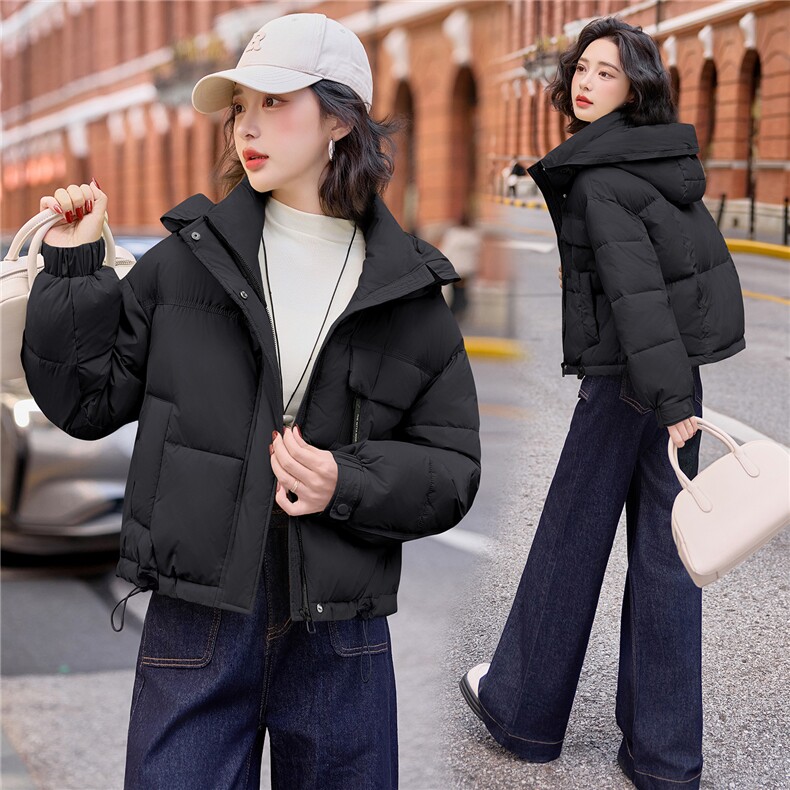 现货2025年冬季新款加厚短款韩版休闲棉衣保暖棉衣,女装棉衣/棉服,悦祺