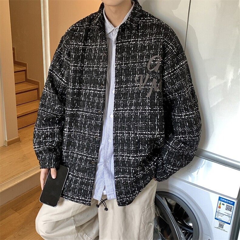 1港风小香风长袖夹克男大码M-5XL情侣潮夹克男CCS8019P45控68,男装夹克,星座226-2