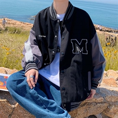 夹克外套男春秋韩版潮流宽松百搭棒球服情侣炸街上衣潮JK036-p65，男装夹克，星座1008
