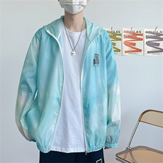 防晒服男夏季薄款宽松潮牌小熊外套青少年男生防晒衣潮W840-P32，男装夹克，星座512-2