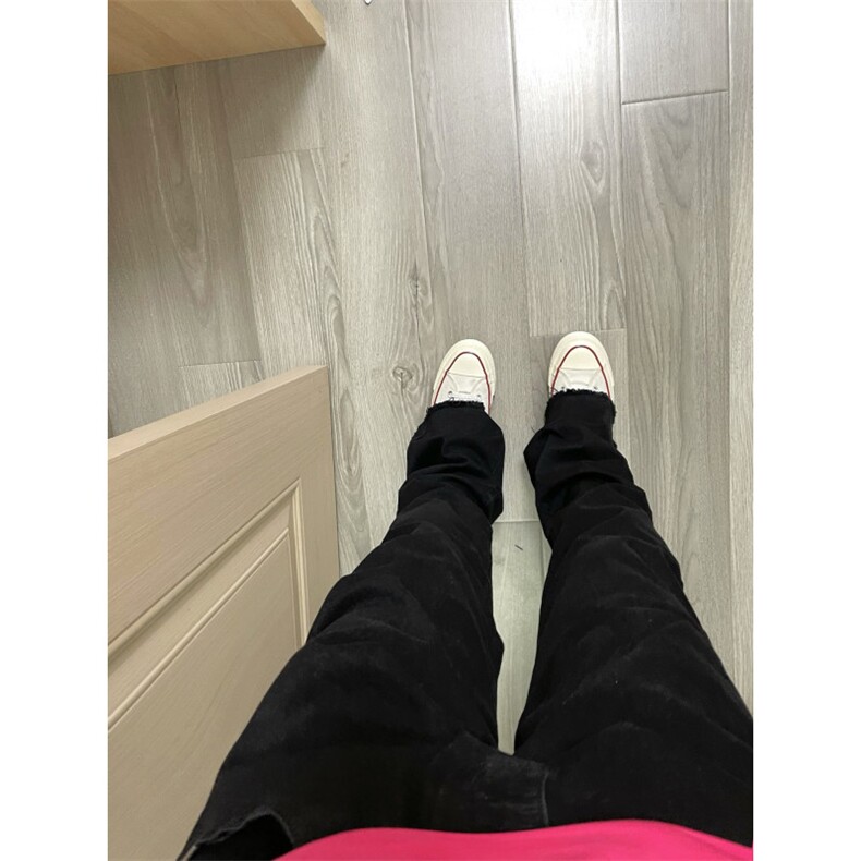 【有货】毛边517弯刀牛仔裤男款修身直筒微喇裤子高街KZA21LL-P48,男装牛仔裤,星座1007（原301D）
