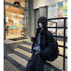 网图正肩可拆卸二合一毛领棉服飞行夹克冬季外套D518特P90，男装夹克，电商A335-1（原A458）