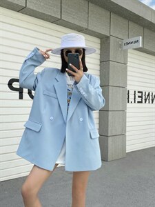 现货 百搭纯色新款西装图片