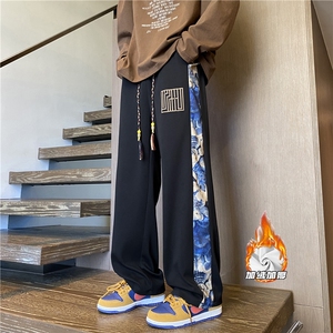 抖音品质冬季保暖宽松休闲裤K23395-p45控58加绒K23395JR-p55控68图片