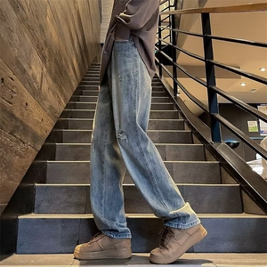 美式牛仔裤男款秋季长裤潮 NK861 P42图片