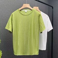 透气冰丝提花中青年T恤定制男女弹力速干圆领短袖t休闲体恤运动衣，男装T恤，星座1013