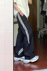 【网图】报恩神裤美式高街撞色三条杠运动速干工装裤子CCBN14-P45，男装工装外套，星座1007（原301D）