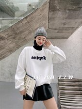 2021冬款加绒卫衣，女装卫衣/绒衫，简蔻