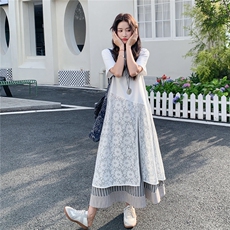 夏季假两件连衣裙女中长款，女装连衣裙，秋水欣儿