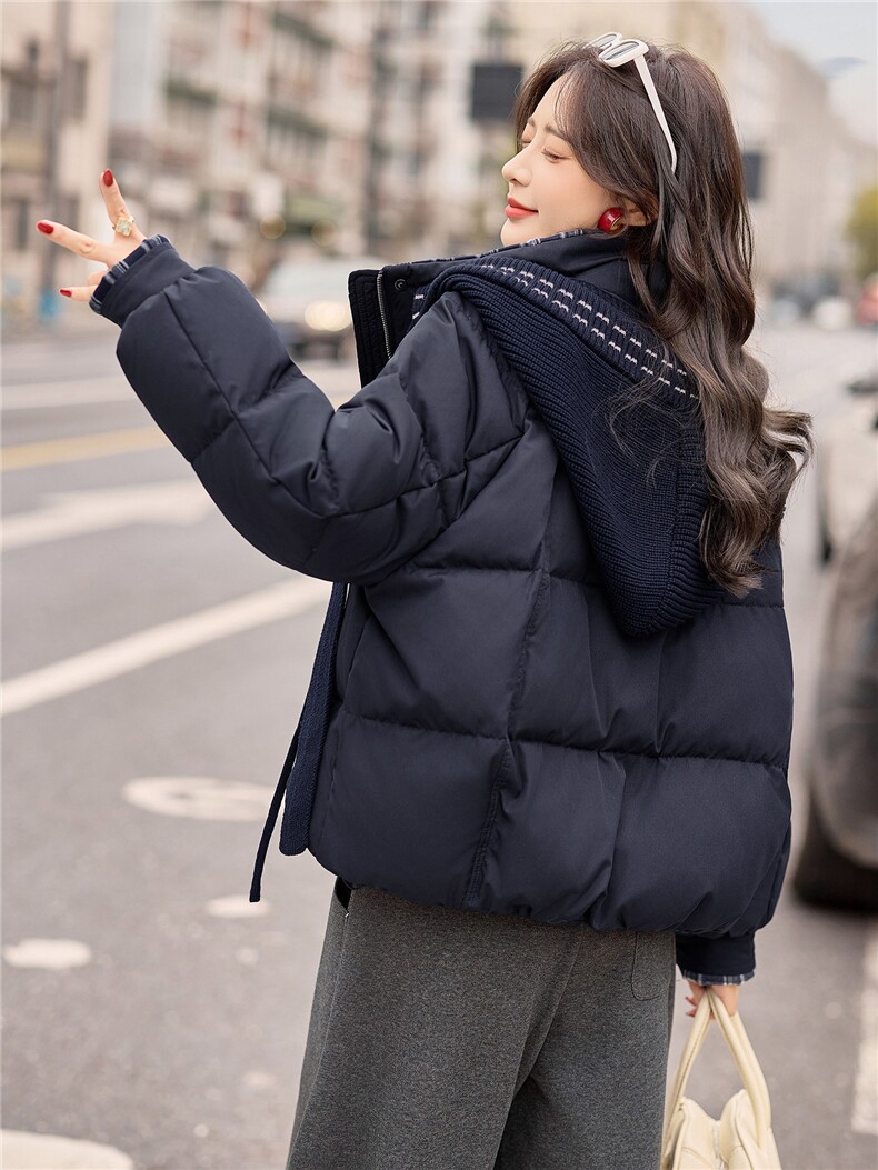 2026年冬季90白鸭绒羽绒服保暖常规有帽可拆厚款韩版网红通勤简约,女装羽绒服,众宇琦