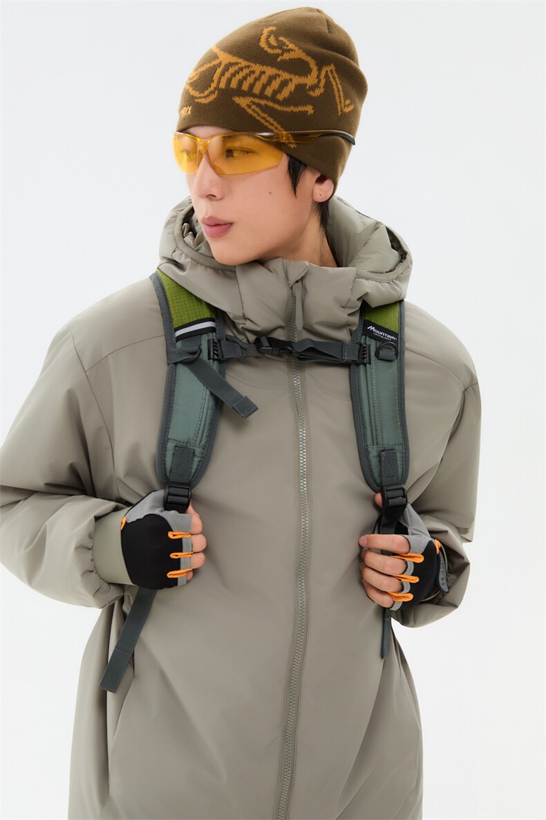 得物潮流高品质冬季连帽加绒加厚棉衣撞色棉服外套MY5568-P95,男装棉衣,星座610B-1