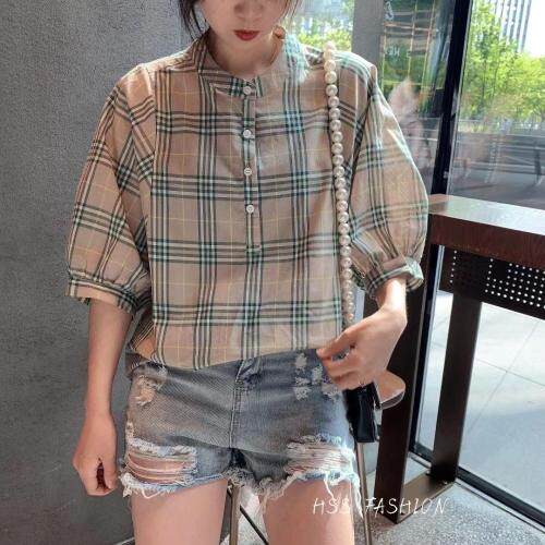 棉麻小衫,女装,后时尚