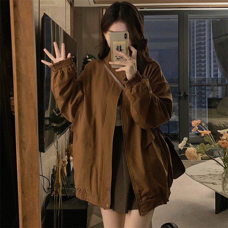 重工高难度款正反两穿工装外套女秋装短外套C850-P100,男装工装外套,星座911-2(原星座613-2）