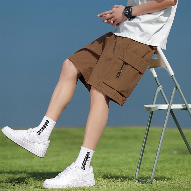 2026夏季工装短裤男宽松休闲裤直筒情侣款五分裤A436-6201-P35,男装牛仔裤,电商A436