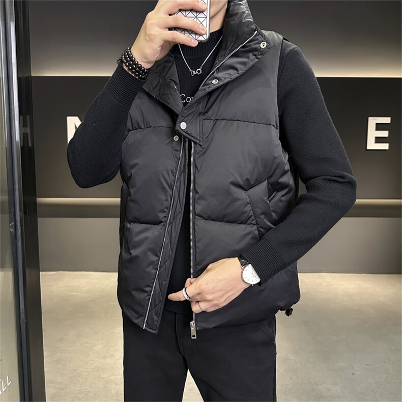 羽绒马甲男冬季店主风立领加厚保暖背心男士外穿坎肩YR8838-P135,男装背心/马甲,电商A413