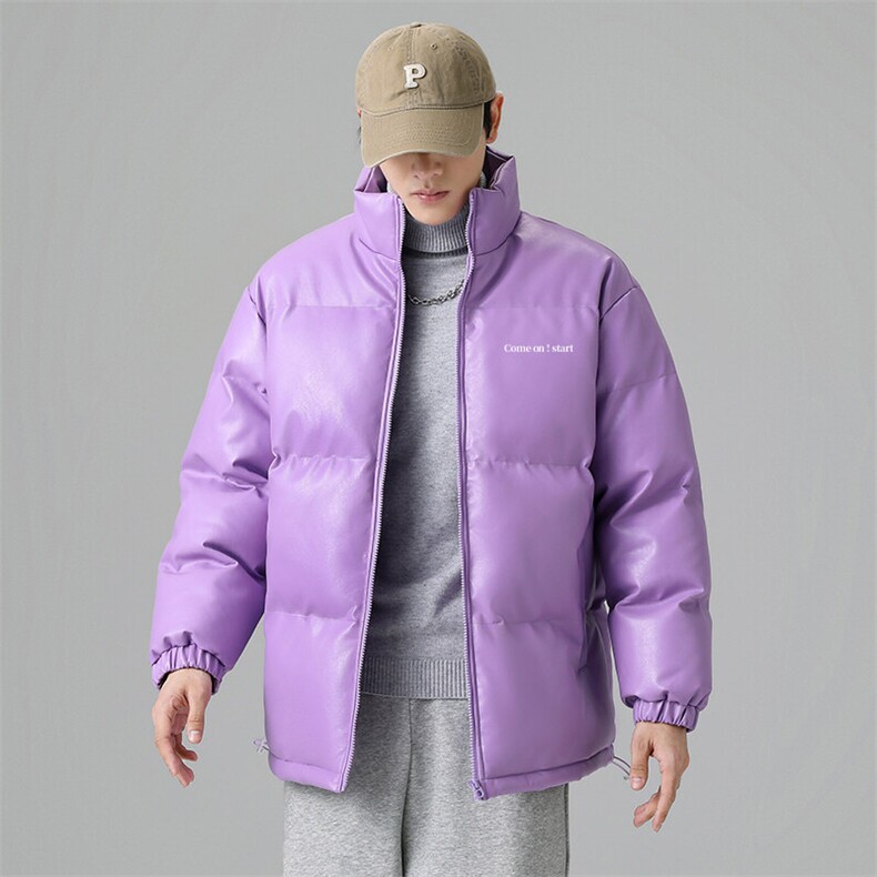 特批70新款港风中性印花皮棉衣外套保暖御寒皮棉服PY8933-P70,男装棉衣,电商A128