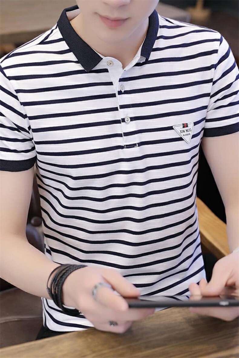 款6331-P30男士短袖t恤男装有领翻领纯棉polo衫衣服休闲夏季体,男装T恤,电商D310（原电商305）