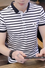 款6331-P30男士短袖t恤男装有领翻领纯棉polo衫衣服休闲夏季体，男装T恤，电商D310（原电商305）