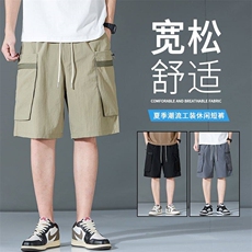 2025新款夏季工装运动裤薄款美式男生五分裤工装休闲裤YD81-p38，男装牛仔裤，星座224-3