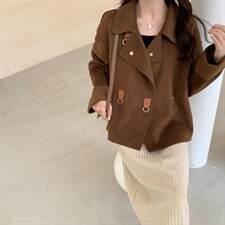 澳驼绒外套，其它，吉之红