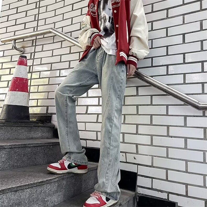 美式牛仔裤男款秋季长裤潮NT05P46,男装牛仔裤,星座1116-2