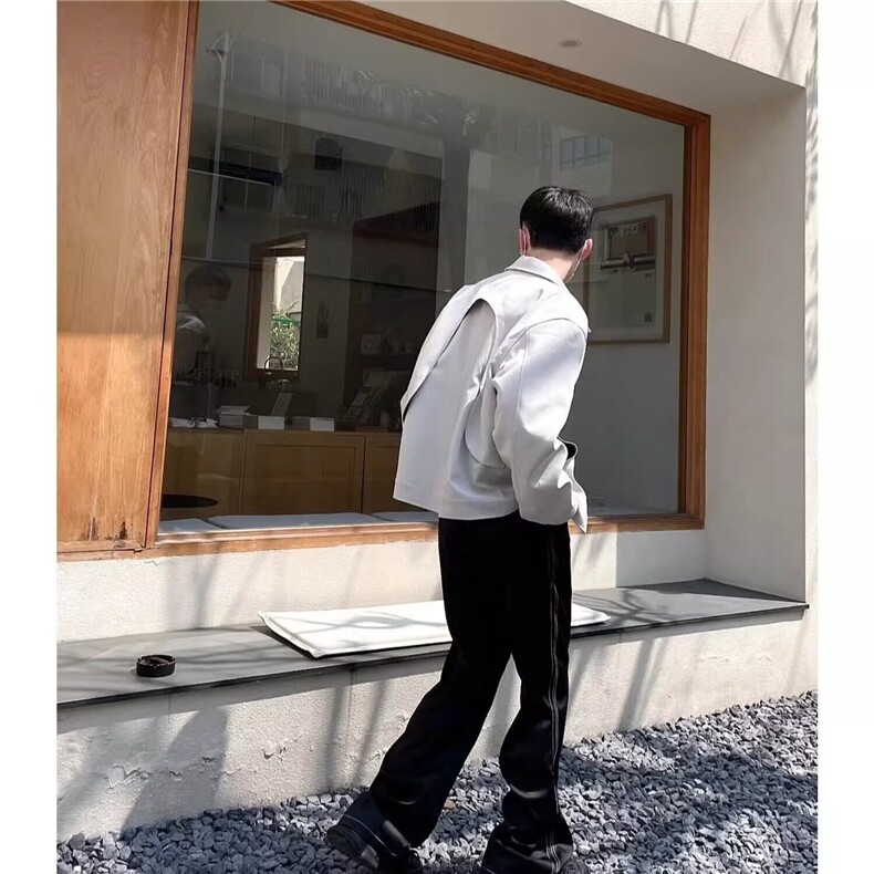 【有货】D677-P75春秋新款飞行员设计高级感夹克短宽外套男女潮,男装夹克,星座603-2
