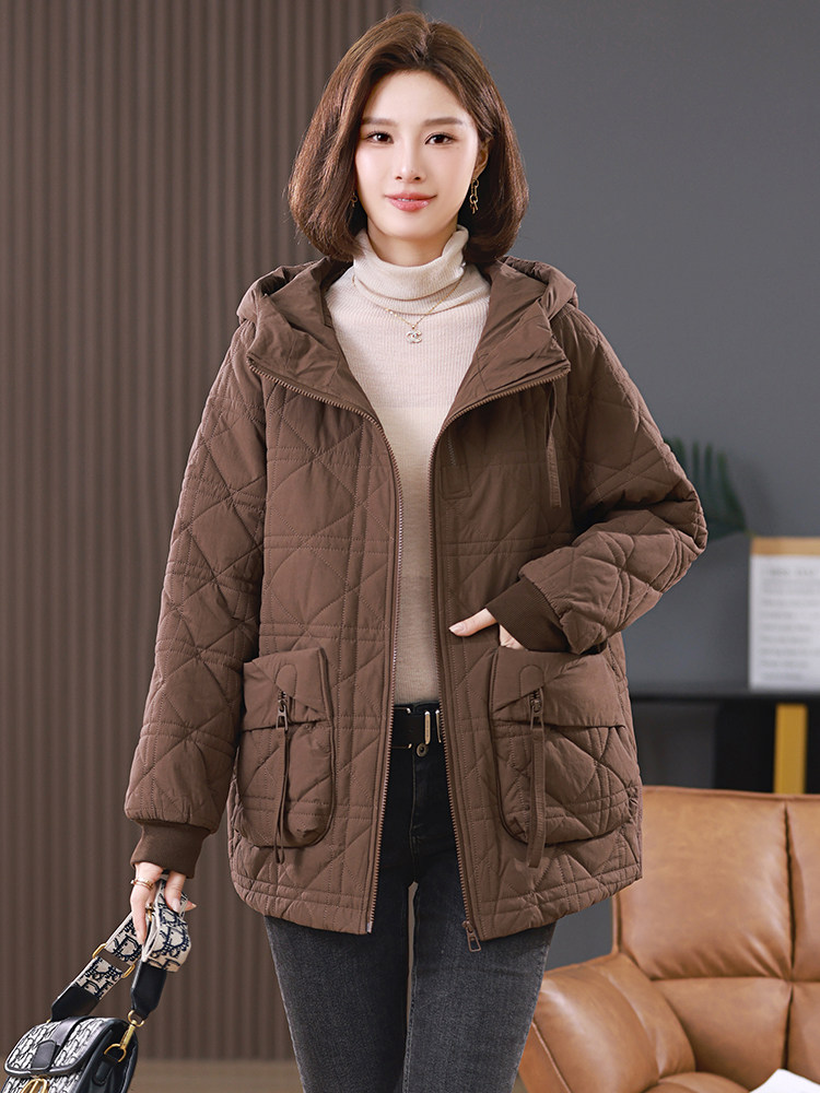 棉衣棉服女2024新款冬季加厚包扣夹棉外套,女装棉衣/棉服,忆绮罗