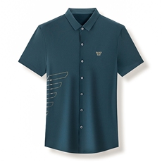 新款夏季男装上衣休闲短袖宽松衬衫男士衬衣潮流，男装衬衫，电商B212（原钱塘6029）