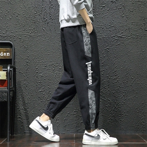 黑墙 秋冬男士拼色大码休闲裤QT910 98%棉 2%纤维图片
