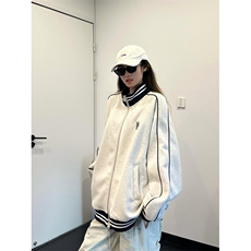 棒球服早秋外套女美式立领卫衣休闲宽松慵懒夹克上衣W18，男装夹克，星座1116A（原606A-3）