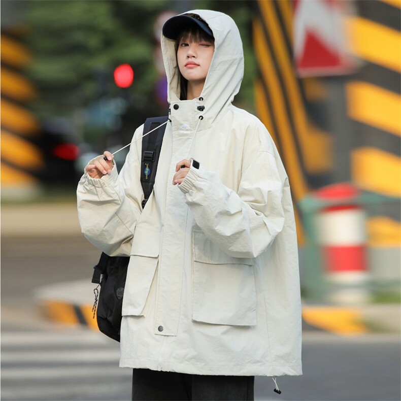 春季新款现货三防户外夹克男连帽冲锋衣外套DSA157B-J93-P60,男装夹克,电商A157B