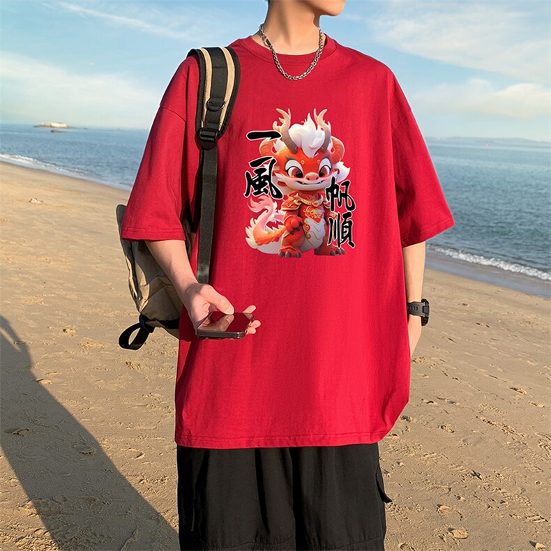 直播供货 2025夏装新款纯棉印花短袖T恤A158-T2428-P16特价控28图片