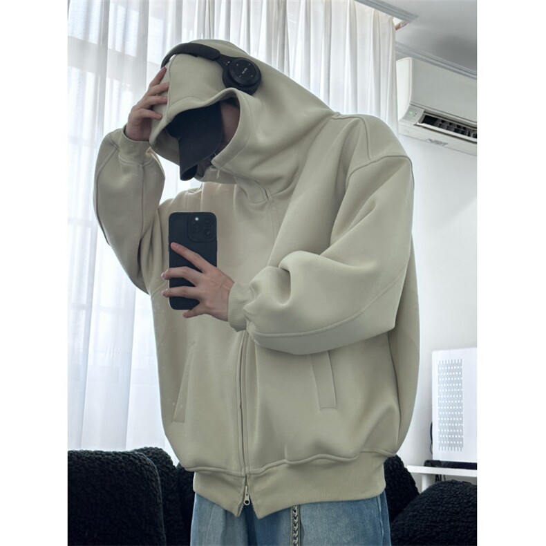 XZ809A/DMWY01/P88/控108/加绒P98/控118空气层重磅连帽开衫卫衣,男装卫衣,星座809A(原222-1)