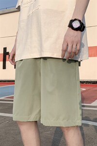 主推 现货 现货10万条 港风宽松五分裤纯色 K888-特P15图片