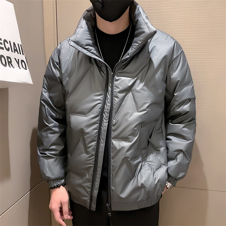 有报告足货店主小伙PU轻薄羽绒服潮流外套男YR2369-P138,男装羽绒服,星座301B-1