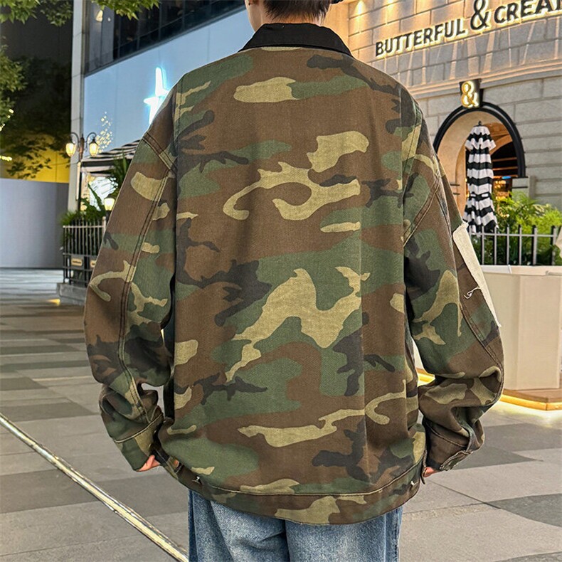 春秋迷彩外套男ins高街潮牌港风韩版潮流宽松夹克JK2171-P75,男装夹克,星座308B-2