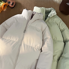 抖音得物美式潮流高品质格子三防加厚羽绒棉衣外套棉服MY5555-P68，男装棉衣，星座610B-1