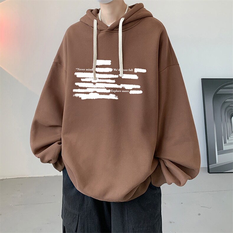 连帽卫衣男大码胖子帽衫大号运动服WY2445-P35,男装卫衣,电商A040