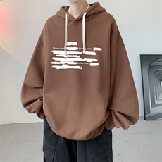 连帽卫衣男大码胖子帽衫大号运动服WY2445-P35，男装卫衣，电商A040