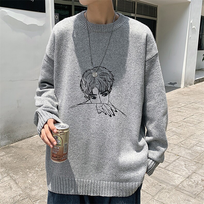 ！秋冬季加厚毛衣男潮流百搭保暖学生针织衫毛线外套M201P45,男装针织衫/毛衣,电商B220