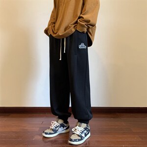 秋季新款压褶绣标束脚卫裤 XZ604-KP78-P55控68图片