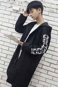 204-W3038B1-P85风衣男外套男韩版新款冬季春秋季夹克 男士风衣1图片